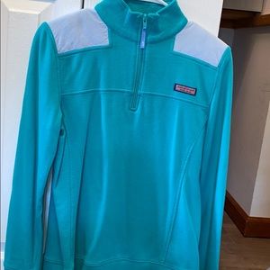 turquoise vineyard vines sweatshirt